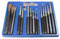 US PRO b2071 Lot de 16 poinçons et burins Noir