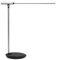 Maul LED Schreibtischlampe MAULrubia 43 x 17 x 44 cm | Schreibtischlampe dimmbar und 48 integrierten LED | Lampe mit USB-Port Anschluss | Farbtemperatur einstellbar 3.000-6.500 K | Silber