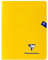 Clairefontaine 343751C Un Cahier Agrafé Mimesys Jaune - 17x22 cm - 48 Pages Grands Carreaux - Papier Blanc 90 g - Couverture Polypro