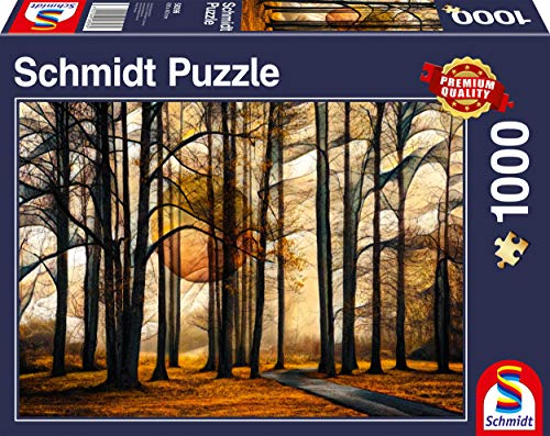 Schmidt Spiele 58396 Magischer Wald, 1.000 Teile Puzzle, Bunt