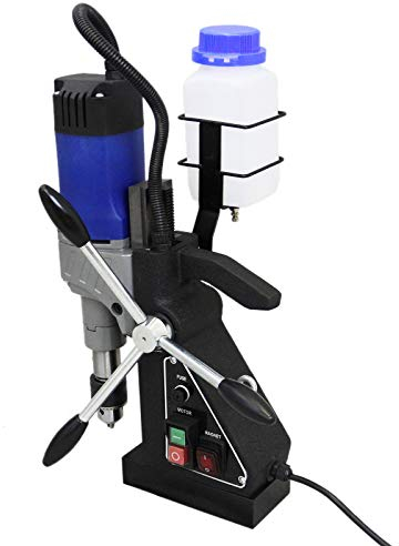 Trapano Industriale Colonna Magnetico macchinario 230V Diametro 35mm Perforare Carotatrice Adattaore Ferrovie Nave Edificio Ponti Ingegneria Elettrico Costruzioni