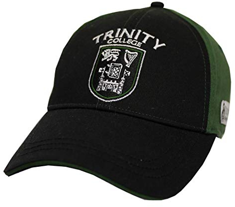 Trinity College Dublin Official Merchandise Black And Bottle Green Baseball Cap