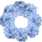 PaoriPets 10 Stück Hortensien-Seidenblumen mit Stielen, künstliche Hortensien-Blumen für Hochzeit, Zuhause, Party, Babyparty, Dekoration (blau)