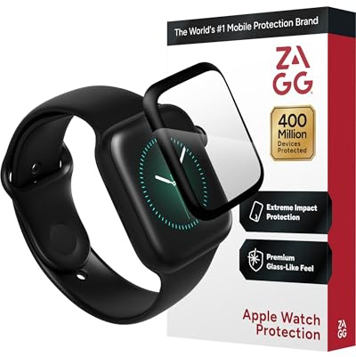 ZAGG Invisbleshield Glass Fusion+ - Engineered Hybrid Glass - Screen Protector - Made for Apple Watch Series 6, SE (2020), Series 5 and Series 4 (40mm)