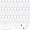 Lipgloss Tube Leere Tuben Lipgloss Behälter Nachfüllbare Leere Lippenröhrchen 30stk Leere Röhre Lippenbalsam mit 2Spritze + 1Kunststofftrichter + 2stk Etikette