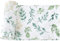 LifeTree Baby Pucktuch Musselin Tuch, Große 120x120cm Musselin Swaddle Decke Baby Bambus Baumwolle Swaddle Wrap für Junge und Mädchen Neugeborene, Grünpflanzen Design
