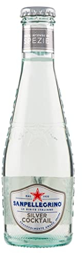 Lot de 24 bouteilles de cocktail en argent 20 cl San pellegrino cocktail amer italien apéritif