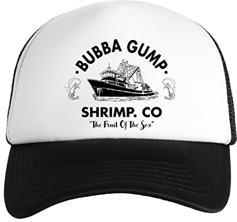 Jinbetee Bubba Gump Shrimp Weiße Kinder Baseball Cap Unisex Snapback