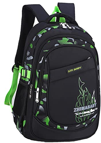 Kinder Jungen Mädchen Camouflage Schulrucksack Kinder Grundschultasche Büchertasche Wasserdichter Nylon Rucksack Lässiger Tagesrucksack 6-12 Jahre