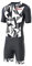 Herren Fahrrad-Skinsuit Gel gepolstert Einteiler Trisuit Bike Top kurzes Sublimiertes Design, Grau/Cameo, XL