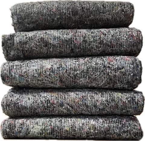 LNT France - Lot de 5 couvertures garde meuble, protection déménagement, transport de meubles - 150 x 200 cm, 300 gr/m², fibres recyclées