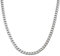 7mm Thick Cuban Chain 45/50/55/60 CM Cuban Link Chain Gifts for Men, Sturdy Boys Silver Chain Hypoallergenic Boys Chain Necklace Stainless Steel Jewelry Gifts for Happy Birthday (Sliver, 50CM)