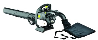 Soffiatore e Aspiratore a Scoppio 3in1, con Motore 2 Tempi 25.4cc, Ideale per Giardini - Sacco 50L, Potente e Leggero, Impugnatura Antivibrante, 122x27x29cm