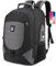 Tzowla Reiserucksack Laptop Rucksack Herren Damen,17,3Zoll Notebook wasserdicht Anti-Diebstahl TSA freundliche Rucksäcke mit Schloss und USB-Ladeanschluss,Uni Arbeit Büchertasche Tagesrucksack