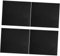 ABOOFAN 4 Stück Staubtuch waschbare bettdecken Staubabweisend Couch Set bettdecke tagesdecke Möbelstoffbezug Sofabezüge für Haustiere große Stoffhülle Abdeckung für Haushaltskleidung Black