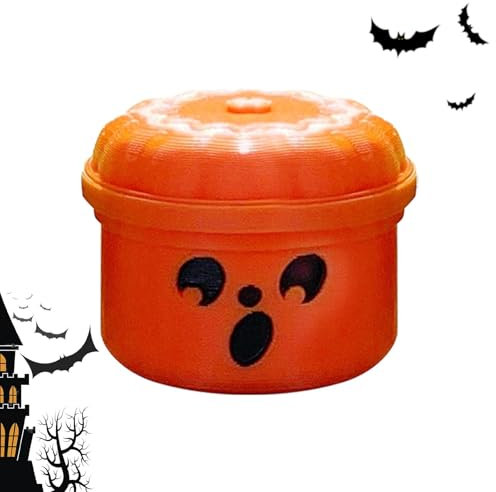 Secchio per caramelle di Halloween,Secchio per Halloween | Porta caramelle multiuso,Borsa per cestino per snack Sacchetti di zucca per bambini Sacchetti di caramelle con coperchio e maniglia rimovibil
