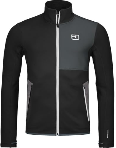 ORTOVOX FLEECE JACKET M, 86987, black raven, S
