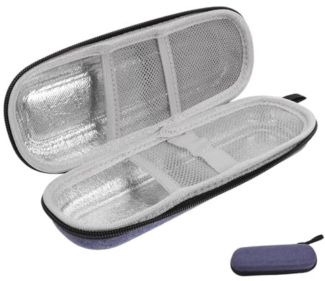 KOCKSHION Pen Kühltasche Für Medikamente Tragbarer Isolierter Organizer Für Insulinpens Spritzwassergeschützt Große Kapazität Für Reisen Und Outdoor-aktivitäten