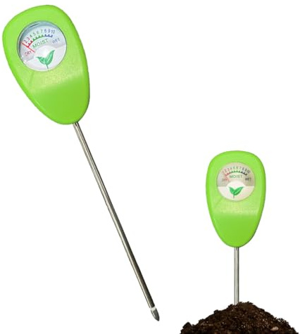 Medidor de humedad para plantas, indicador de nivel de agua para plantas, medidor de humedad del suelo, higrómetro para el jardín y la agricultura, sin pilas