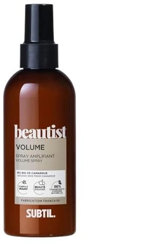 Beautist Volume Spray Amplifiant, Cheveux Fins, Riz Bio de Camargue, Formule Vegan, 96% Ingrédients Naturels