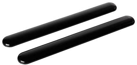 LAMPA 20597 Baguette et bande protectrice porte noir Paire