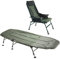 Cormoran Pro Carp 6-Bein Karpfenliege 8210 Bedchair + Luxus Karpfenstuhl 7300 mit Armlehnen und Nierenschutz, Grün, Angelausrüstung, Fishing Gear, Fischbett und Fischstuhl, 3024059031