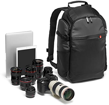 Manfrotto MB MA-BP-BFR Zaino Fotografico Advanced Befree, per Laptop 15'', Accesso Posteriore, Tasca Laterale Espandibile per Treppiede da Viaggio, per DSLR/Mirrorrless/CSC/Drone e Obiettivi Standard