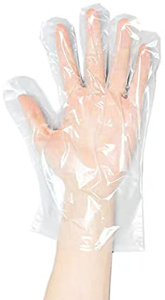 NOVAGO -Lot de 500 Gants basic plastiques transparents et jetables (250 pairs)