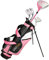 Golf Girl Junior Girls Golf Set V3 with Pink Clubs and Bag, Ages 8-12 (4' 6 - 5'11 tall), Right Hand