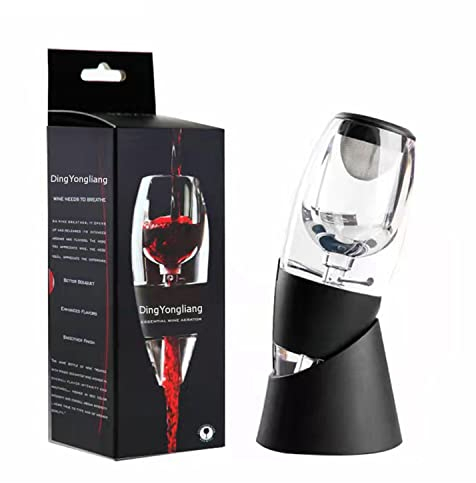 Aerateur vin, Magic Decanter Decanteur à Vin Aérateur de Vin Carafe Vin avec Vin Filtre, Boîte de Cadeau