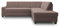 DOMO. collection Ecksofa Londrina, Sofa mit Schlaffunktion in L-Form, Eckcouch, Ecksofa, Polsterecke, Schlafsofa 243 x 209 x 84 cm (BxTxH), taupe