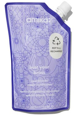 Amika BUST YOUR BRASS Cool Blonde Bond Repair Après-shampoing 500 ml