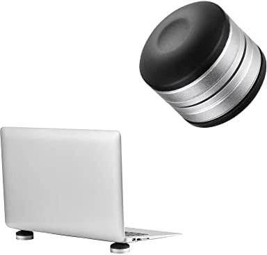 kwmobile Soporte Ordenador portátil/ultrabook - Mini Almohadillas Elevación y Refrigeración para Laptop - Altura Ajustable