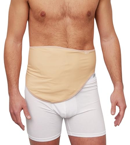 SIIL Ceinture de Stomie pour Homme & Femme - Colostomie & Iléostomie - Couvre-Poche Premium Sport & Natation - (Zip & Velcro Améliorés) - Fabriqué en UE