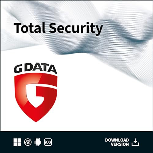 G DATA Total Security 2025 | 3 appareils | 1 an | Antivirus | Gestionnaire de mots de passe | PC/Mac/Android/iOS | mises à jour futures incluses | Made in Germany | Code d'activation par email