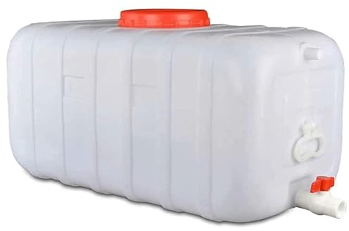 Réservoir de Stockage d'eau Réservoir d'eau en Plastique épais de 200 L avec Robinet pour la randonnée en Plein air et Les urgences en Cas d'ouragan