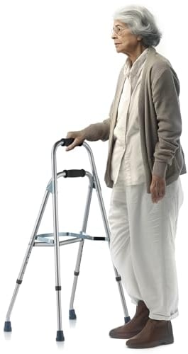 VEVOR Gehgestell, einarmiger Gehbock für Senioren mit 6-fach einstellbarer Höhe, Gehhilfe aus leichtem Aluminium Seitliche Einhand-Mobilitätshilfe für ältere Menschen mit Behinderung, bis zu 159 kg
