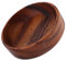 CRILSTYLEO Cuenco Pequeño de Madera para Ensalada Plato de Madera Natural para Aperitivos Plato para Servir Frutas Fácil de Limpiar para La Oficina