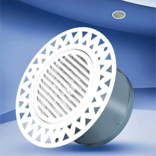 Round Air Vent Cover, 75Mm/100mm Ceiling Diffuser Grill Cover For For Bathroom Kitchen Hydroponics In-Line Extract Fan Air Conditioning HVAC(100mm)