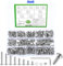 472 Stk M5 Schrauben Set, Linsenkopf Innensechskantschrauben Muttern Set, Linsenkopfschrauben mit Muttern Set, Maschinenschrauben Sortiment, Gewindeschrauben und Muttern mit Unterlegscheiben Set