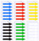 144 Stk Pfeil Aufkleber 3 x 10 cm Selbstklebende Pfeile Bodenmarkierung Hinweisetiketten Abnehmbar Selbstklebend Boden Sticker Kleber Farbe Kodierzeichen Aufkleber für Wegweiser Richtungspfeil