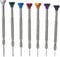 7 Piece Precision Screwdriver Set for Watch Repair Eyeglasses Jewelry and Electronics Repair Micro Screwdriver Set 0.6mm to 1.6mm