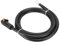 Cavo Batteria 4 AWG Cavi Inverter Batteria in Rame Spina Diritta e Terminale SC25-8 Cavo Batteria Negativo Esterno per Auto Barca Moto Trattore (2 m / 6,6 piedi)