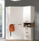 Marmex Grant Set 15 91x195x143 EIN geräumiger Eckschrank mit Einlegeböden und Kleiderstangen EIN Standregal Soft-Close Funktion Jugendzimmer Schlafzimmer Eckkleiderschrank (weiß+Eiche Riviera)
