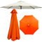 Marktschirm für 8 Streben 350 cm, Ersatz für Gartenschirm(Color:orange)