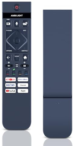 CLVIZCXOM Barra de sonido de repuesto mando a distancia compatible con Philips TAB5309 2.1 barra de sonido TP Vision 398GM10BEPHNE000SY (no control por voz)