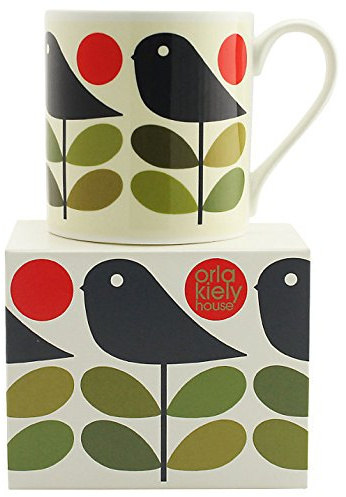 Orla Kiely Early Bird Mug - Gift Boxed