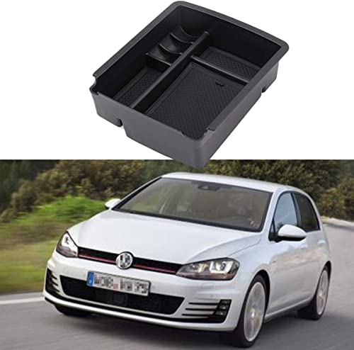 LITTOU KOLOME Zentrale Konsole Armlehne Aufbewahrungskiste Veranstalter Behälte Passt für Golf 7 MK7 2014-2020