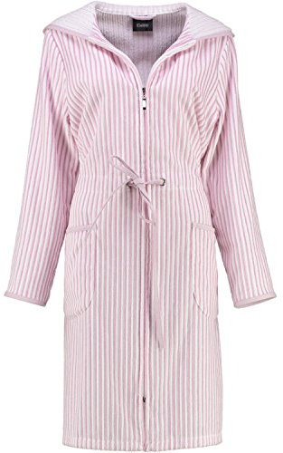 Cawö Damen Bademantel Saunamantel Velours Qualität malve Gr. 44