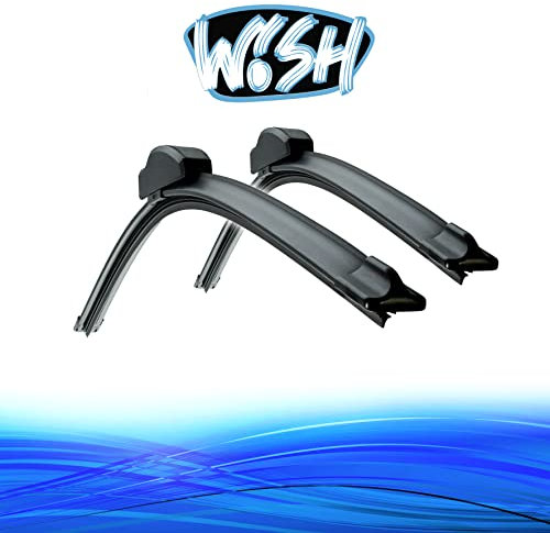 Wish® Excellence Premium Satz Front Scheibenwischer Länge: 22 550mm / 22 550mm Wischblätter Vorne Flachbalkenwischer EP22.22